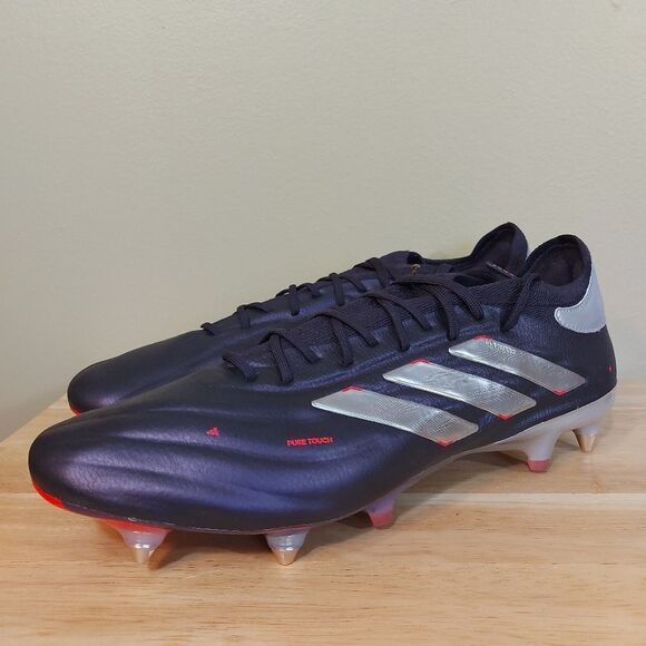Adidas Copa Pure 2 Elite KT SG Soccer Cleats Purple Silver IG6396 Men's Size 13 - Picture 3 of 7